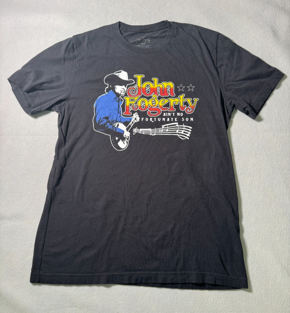John Fogerty Ain't No Fortunate Son Concert T-Shirt Size Large
